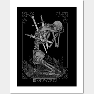 three of swords Posters and Art